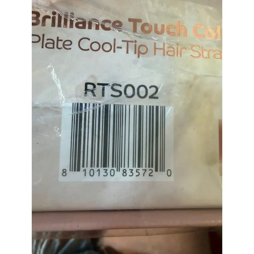 Royale Brilliance Touch Titanium Flat Iron Rose Gold NEW Sealed Box